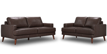 Load image into Gallery viewer, Mia Genuine Leather 3+2 Seater Sofa Set
