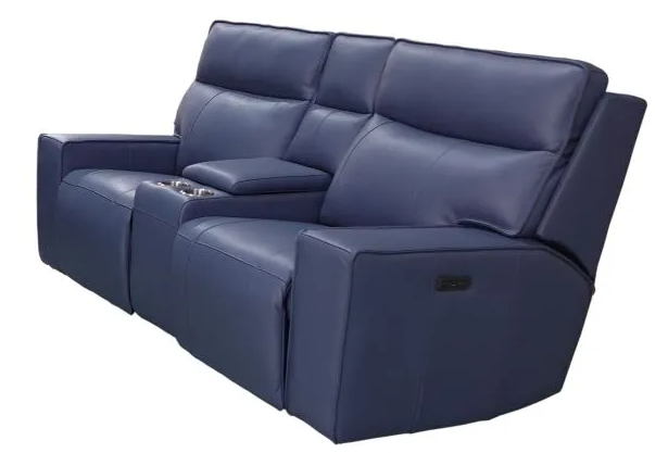 Hilton 2ER Seater - Black Leather