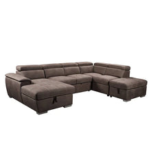 Load image into Gallery viewer, BRIGHTON SOFA BED WITH OTTOMAN
