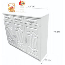 Load image into Gallery viewer, 3 Door Shoe Cabinet 803 Additional View 3
