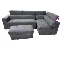 Load image into Gallery viewer, FLORA CORNER SET WITH OTTOMAN
