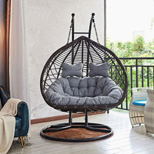 Load image into Gallery viewer, Double Fleming Tubbed Pod Egg Chair Additional View 1
