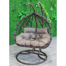 Load image into Gallery viewer, Double Fleming Tubbed Pod Egg Chair

