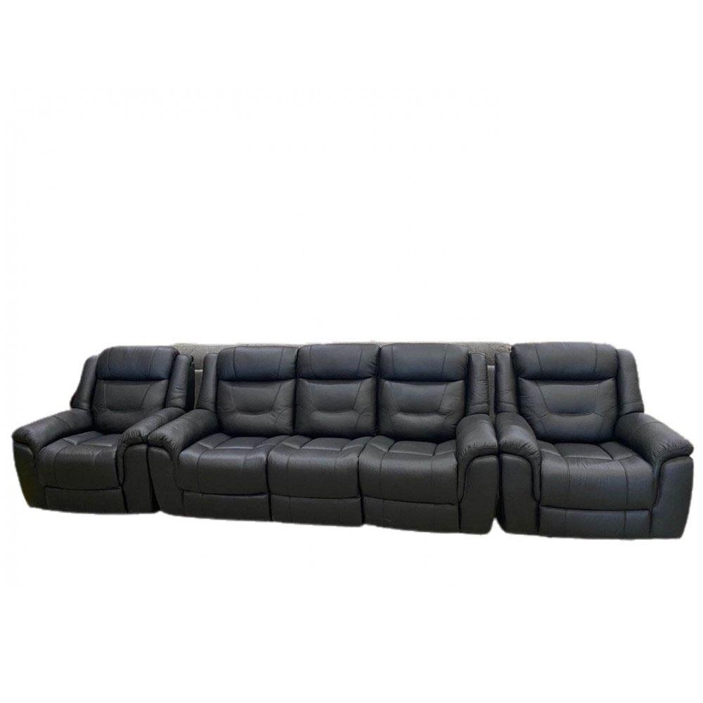 Kate Full Leather 3Rr+R+R Recliners