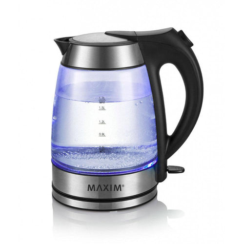 Maxim 1.7L Glass Cordless Kettle