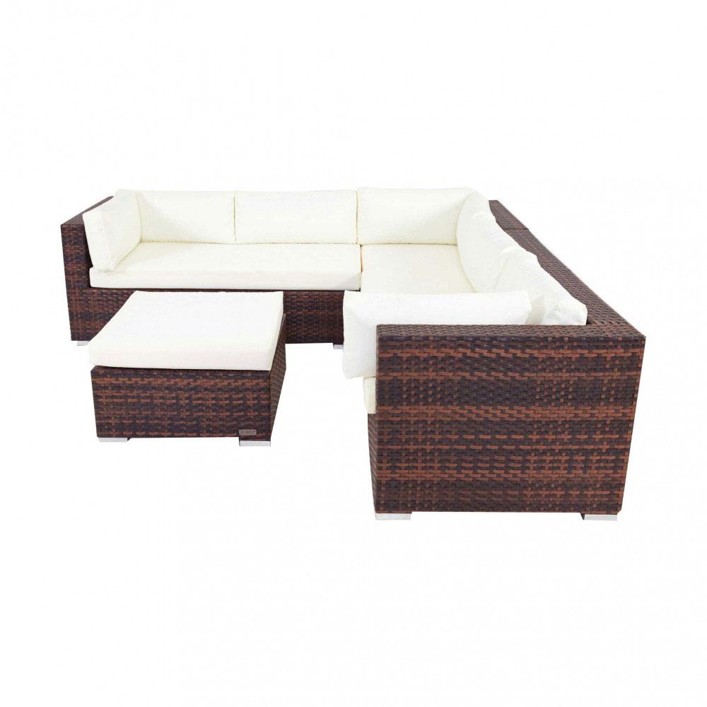 Outdoor Corner 6-Seater Sofa Set
