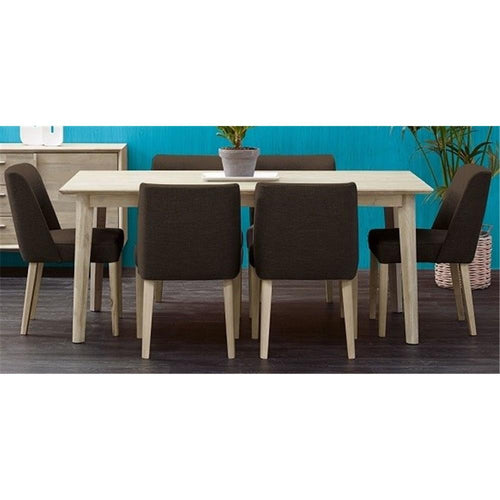 Seattle 7PC Dining Suite*1800 (W Kara Chair PU Black)