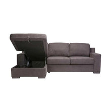 Load image into Gallery viewer, Shaw Sofa Bed with Storage Chaise Additional View 1
