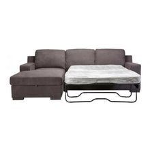 Load image into Gallery viewer, Shaw Sofa Bed with Storage Chaise Additional View 2
