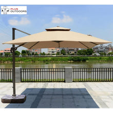 Load image into Gallery viewer, Square Outdoor Cantilever Umbrella
